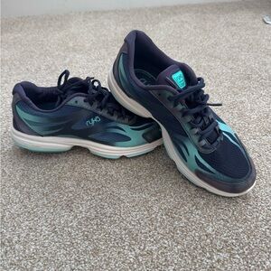 Ryka Women's Teal and Navy Athletic Shoes